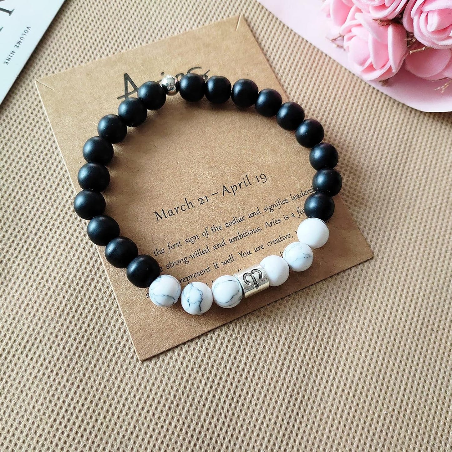 Zodiac Bracelet for Men Constellation Horoscope Bracelet for Women Gifts Zodiac Sign Beaded Bracelet