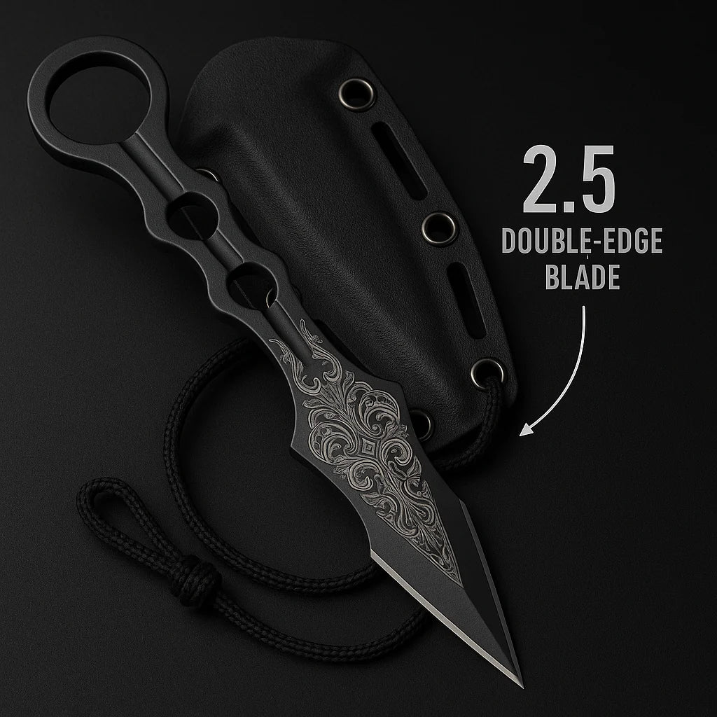 Custom Engraved Tactical Throwing Knife – Precision Fixed Blade Dagger with Personalized Engraving